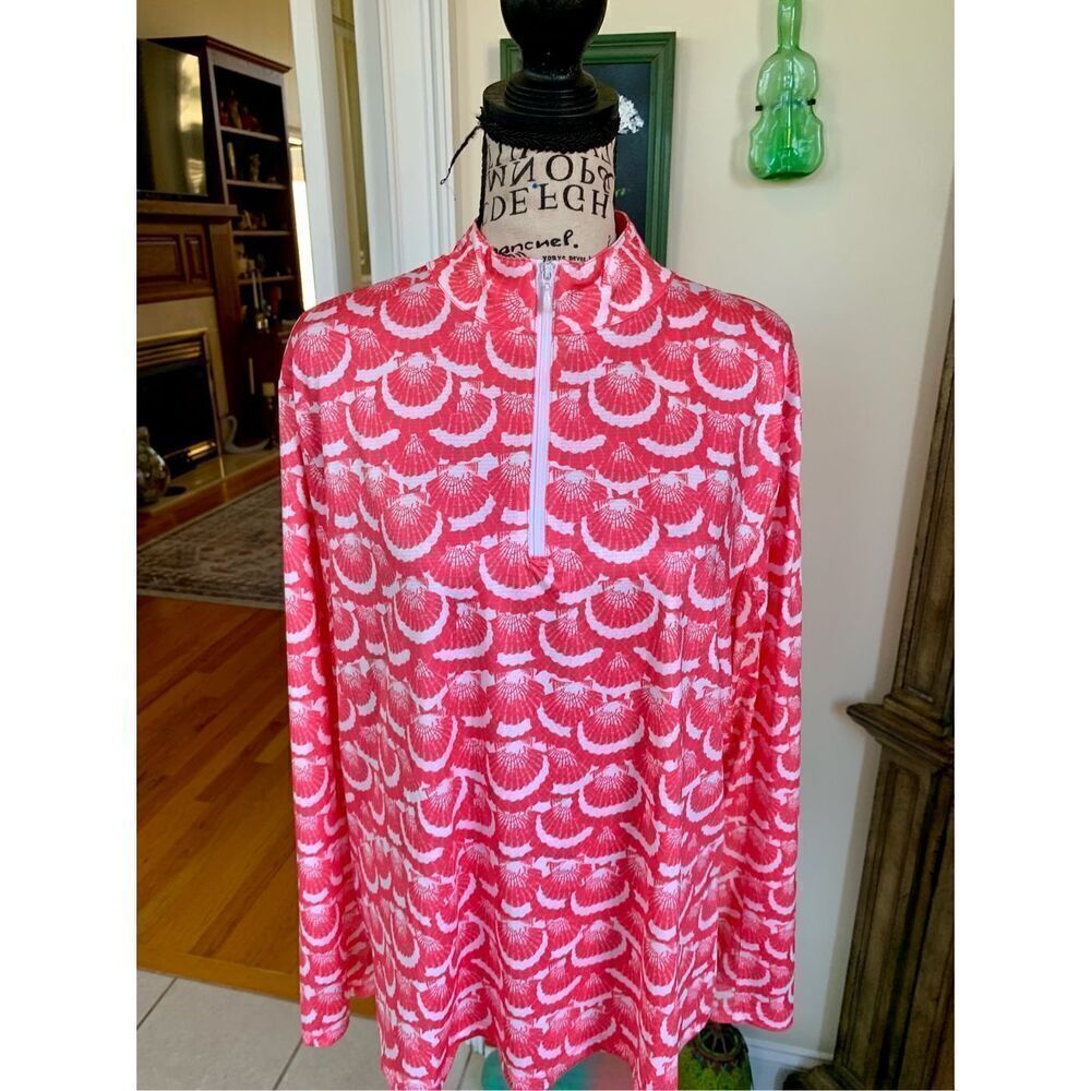 Gottex Coral Seashell Tennis/Golf/Pickleball Top - Picture 7 of 8